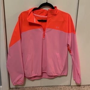 Under Armour Pink/Hot Pink Quarter Zip